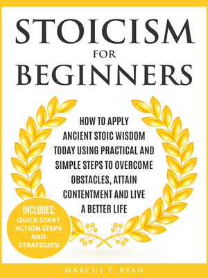 cover image of Stoicism for Beginners